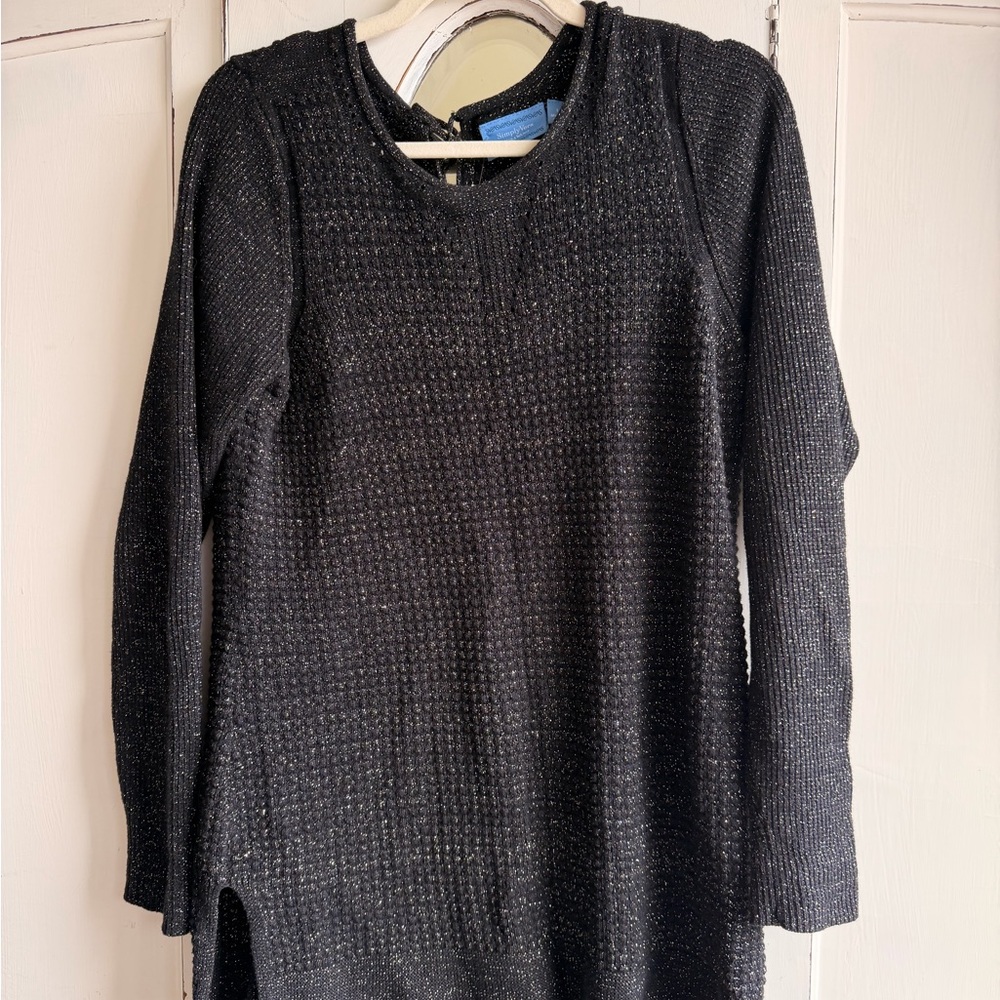 Simply Vera Vera Wang Black glittered Knit Sweater